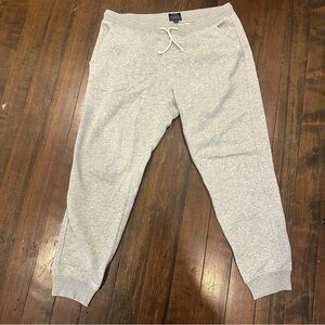 J. Crew Light Gray Fleece Joggers